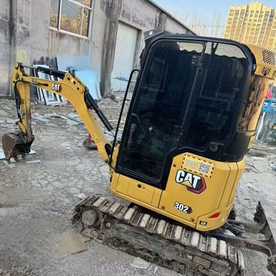 Obsługa materiałów Stara mini koparka Koparka Cat302 Maszyny do przenoszenia ziemi