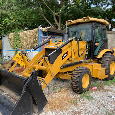3283kg ładunek używany ładowarka z drugiej ręki CAT 420F ładowarka wyciągówka 76,1kW do budowy