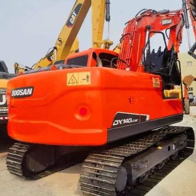 Stosowany Doosan DH140 12 Ton Excavator Excavator Stara ziemia Maszyny przemieszczające