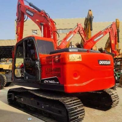 Stosowany Doosan DH140 12 Ton Excavator Excavator Stara ziemia Maszyny przemieszczające