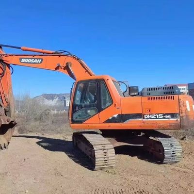 Używane koparki koparki Doosan DH215W Maszyny budowlane 48KW Oszczędność paliwa