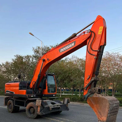 Doosan DX210W używany kołowy grabarz hydrauliczny Mini Digger 20100 kg