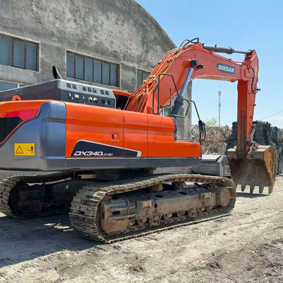 Hydrauliczny Excavator Doosan DX340 Sprzęt do wykopalisk ziemnych z użycia