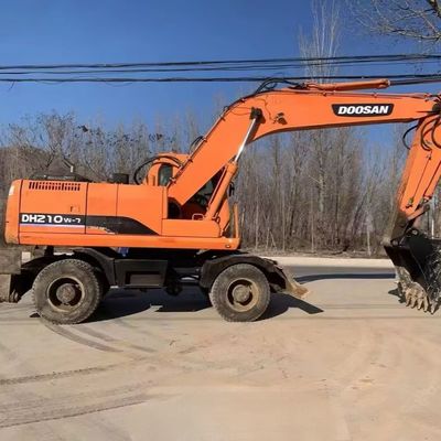 Doosan 210w-7 używany koparz kołowy koparz 115kW dla przemysłu górniczego