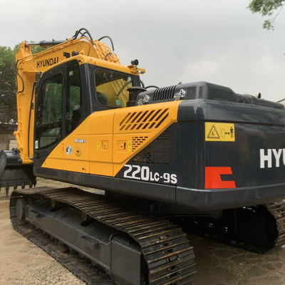 Dobrze utrzymany używany Hyundai Excavator Hyundai 220lc-9s Maszyny budowlane 22400kg