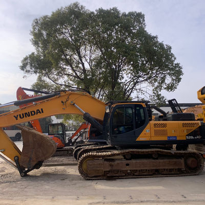 Hydrauliczne duże używane koparki HYUNDAI 520L-9 Crawler Typ 52170kg