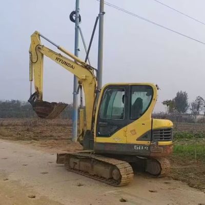 Hyundai 60 Excavator Digger Mini Hydraulic Crawler Excavator 5850kg