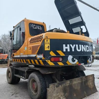 Hyundai 150w używany grabarz na kółkach ciężki sprzęt do przenoszenia ziemi z użycia