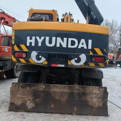 Hyundai 150w używany grabarz na kółkach ciężki sprzęt do przenoszenia ziemi z użycia
