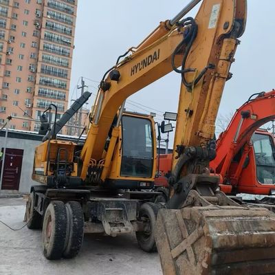 Hyundai 150w używany grabarz na kółkach ciężki sprzęt do przenoszenia ziemi z użycia