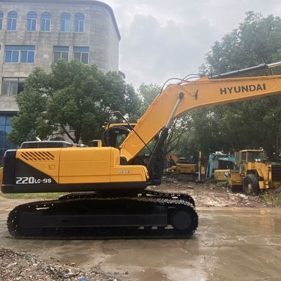 Budownictwo Stary grabarz Hyundai 220lc-9s Żółty używany grabarz