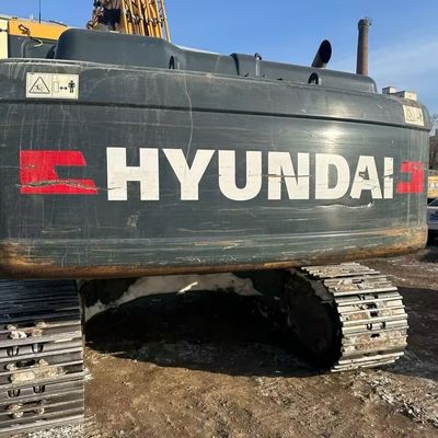 Żółta Hyundai 305 używana koparka koparka 198kw 1900rpm używana maszyna budowlana