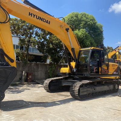 125 kW używany Hyundai Excavator Hyundai 305lc-9s Hydraulic Crawler Excavator Żółty kolor