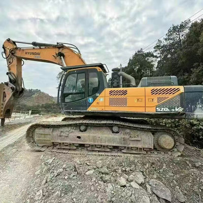Używany Hyundai Crawler Excavator Hyundai520-9 Old Digger 52170kg Z silnikiem wysokoprężnym