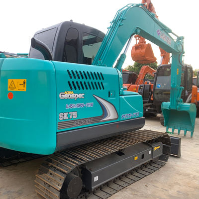 7000 kg hydrauliczne używane koparki Kobleco Sk75 41kw Koparka do budowy