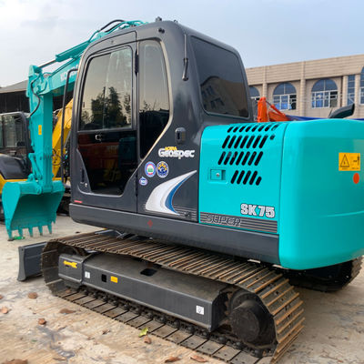7000 kg hydrauliczne używane koparki Kobleco Sk75 41kw Koparka do budowy