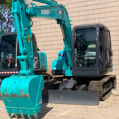 7000 kg hydrauliczne używane koparki Kobleco Sk75 41kw Koparka do budowy