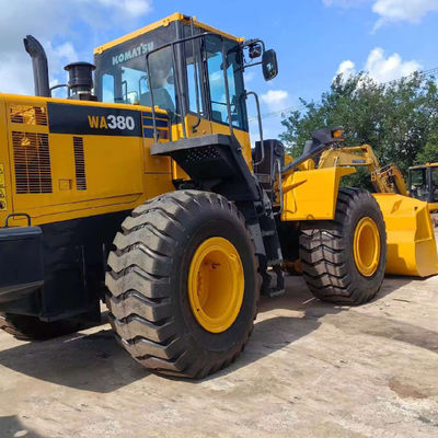 Ciężki 146kW Komatsu WA380 używany ładowarka kołowa 5 ton ładunek dla rolnictwa