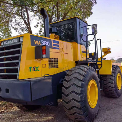 Ciężki 146kW Komatsu WA380 używany ładowarka kołowa 5 ton ładunek dla rolnictwa