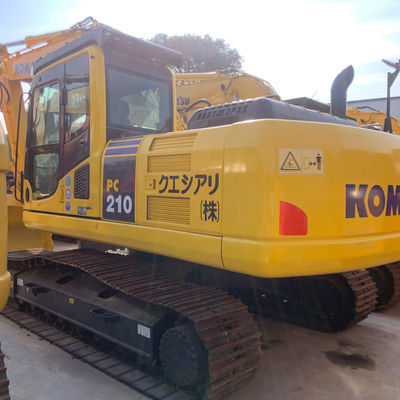 Komatsu Pc210 Stosowane urządzenia budowlane Maszyna wykopaliskowa z drugiej ręki 20630kg