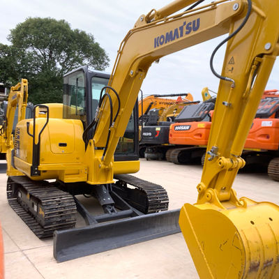 Wykorzystywany grabarz Komatsu Pc56 Drugi ręczny grabarz Wysoka wydajność operacyjna