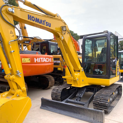 Wykorzystywany grabarz Komatsu Pc56 Drugi ręczny grabarz Wysoka wydajność operacyjna