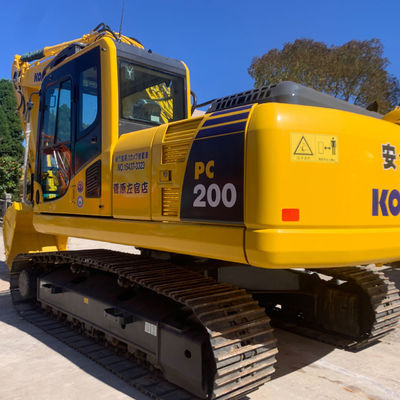 Stosowane Komatsu PC200 Koparka koparka używana Maszyny budowlane Chłodzenie wodne