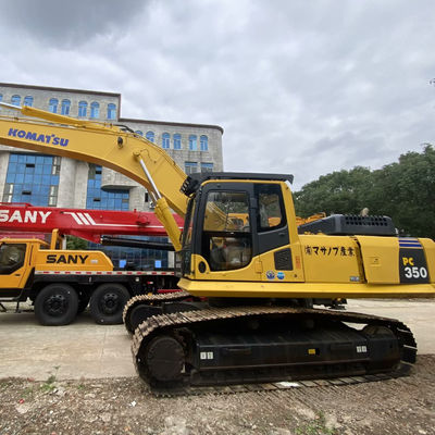 Żółty Kolor Komatsu PC350 Wykorzystane Koparki Komatsu 32300kg Do budowy górnictwa