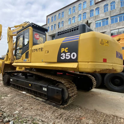 Żółty Kolor Komatsu PC350 Wykorzystane Koparki Komatsu 32300kg Do budowy górnictwa