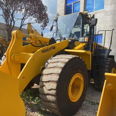Prace budowlane Używane Ładowarka Komatsu WA470 204kW Chłodzenie wodne Ładowarki drugoręczne