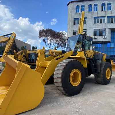 Prace budowlane Używane Ładowarka Komatsu WA470 204kW Chłodzenie wodne Ładowarki drugoręczne