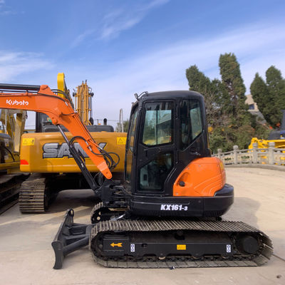 Małe używane grabiarki budowlane KUBOTA KX161 Hydraulic Crawler Digger Second Hand