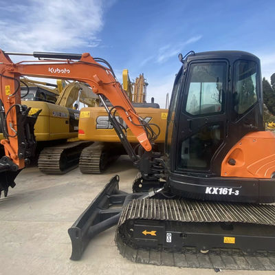 Mini używany grabarz budowlany Kubota 161-3 5675 kg Do inżynierii budowlanej