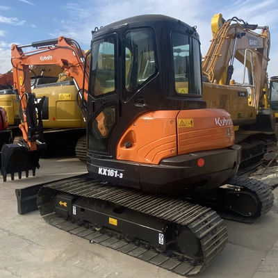 Mini używany grabarz budowlany Kubota 161-3 5675 kg Do inżynierii budowlanej