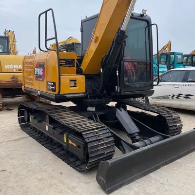 Żółta używana mini maszyna do kopania SANY 95c używana koparka 9180kg