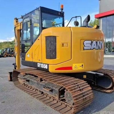 Mini hydrauliczne używane koparki SANY SANY155U Stare koparki budowlane