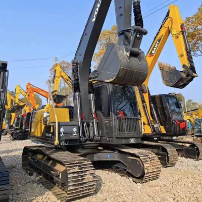 VOLVO EC140 używany hydrauliczny grabarz 77KW Stary grabarz Volvo Crawler wysokiej wydajności