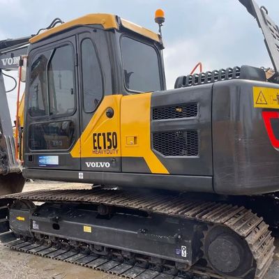 Dobrze utrzymane używane Volvo Hydraulic Excavator Volvo 150D Stare urządzenia budowlane
