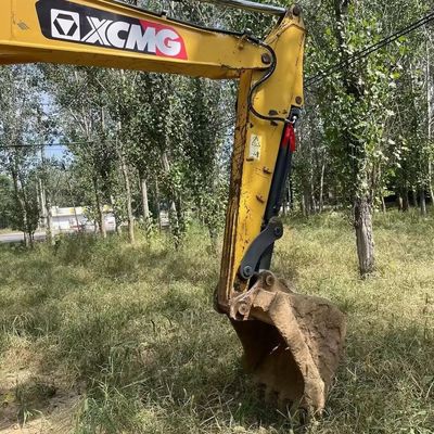 Żółty używany XCMG Excavator Digger Xcmg 60DA Small Crawler Excavator Machine