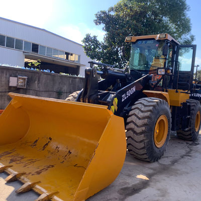 5 ton Xcmg ZL50GN używany ładowarka przednia maszyny ciężkie do transportu cegieł