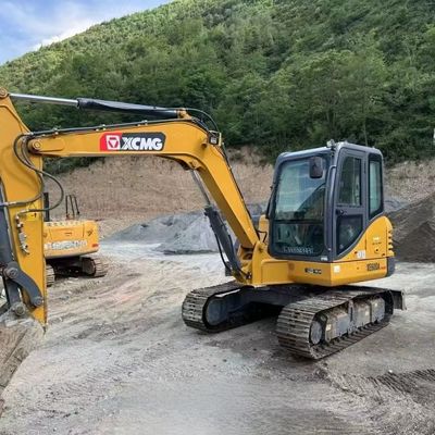Silnik wysokoprężny używany Mini Excavator Digger XCMG XE60DA Hydraulic Crawler Excavator