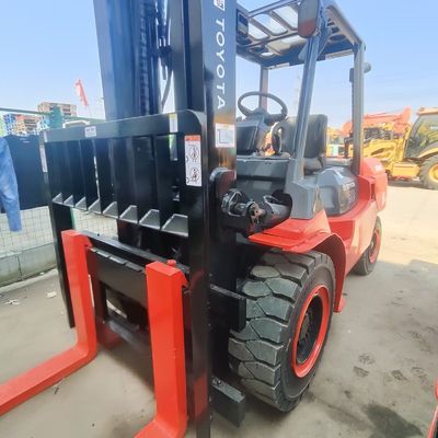 5 ton obciążenia Wyroby widłowe z drugiej ręki Mini Toyota 50 Diesel Wyroby widłowe wysokiej wydajności