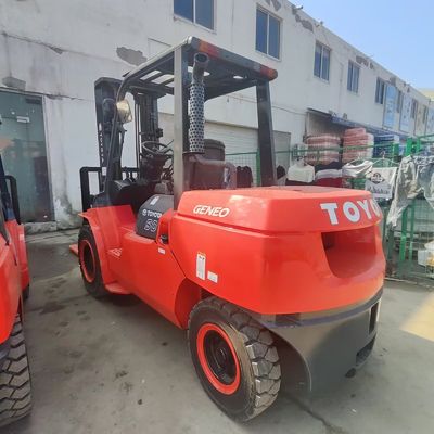 5 ton używany wózek widłowy Toyota 50 Drugi ręczny wózek widłowy o wysokości podnoszenia 3,5 m
